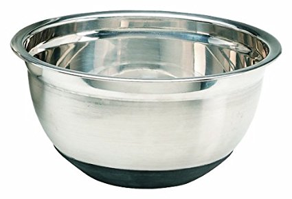 Crestware 4-Quart Mixing Bowls with Rubber Base