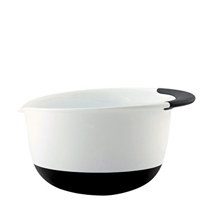 OXO Good Grips 3-Quart Mixing Bowl, White/Black