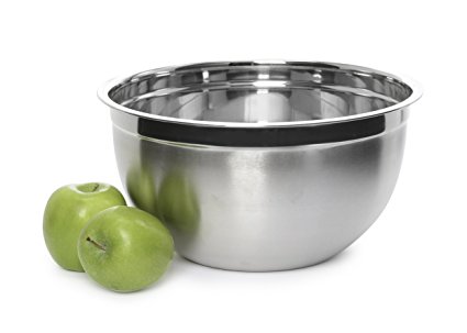 YBMHOME DEEP PROFESSIONAL QUALITY STAINLESS STEEL MIXING BOWL FOR SERVING MIXING COOKING AND BAKING 1173 (1, 12 Quart)