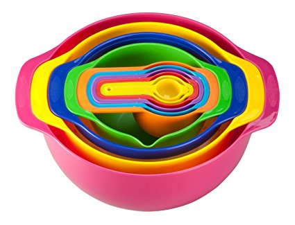 Nested Mixing Bowls, 10 pc Prep Set