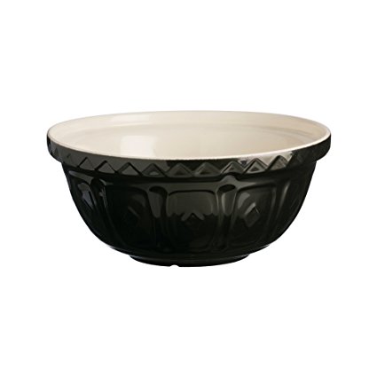 Mason Cash Earthenware Mixing Bowl, S24, 9-1/2-Inches, Black