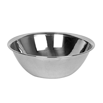 Thunder Group Stainless Mixing Bowl, 30 quart, Silver