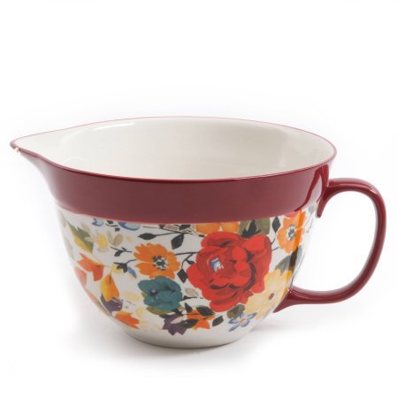 The Pioneer Woman 2.83-Quart Batter Bowl, Actual Color : TIMELESS FLORAL