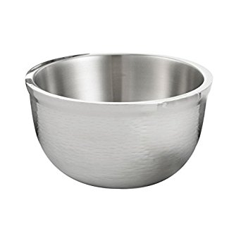 TableCraft Products RB9 Round Double Wall Bowl, Stainless Steel, 3.25 QT