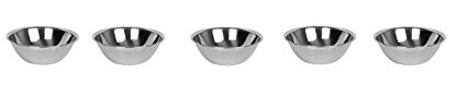 Excellante Stainless Mixing Bowl, 20 quart (5-Pack)