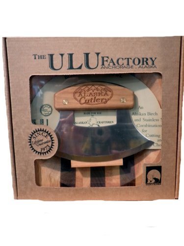 Alaskan Made Ulu and Bowl Set (Large Size-7