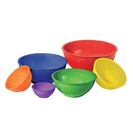 Oggi (5278) Melamine 6-Piece Mixing Bowl Set, Assorted Color