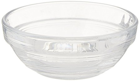 Duralex Made In France Lys Stackable 8 Piece Glass Bowl Set, 2 oz, Clear